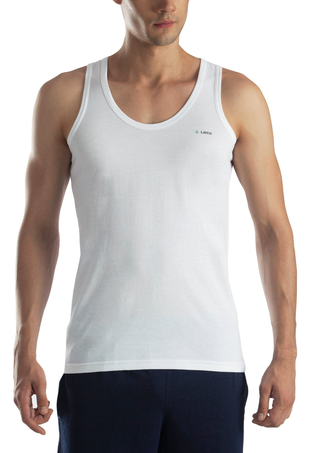 Men's Tank Undershirts - Pack of 2 (White)