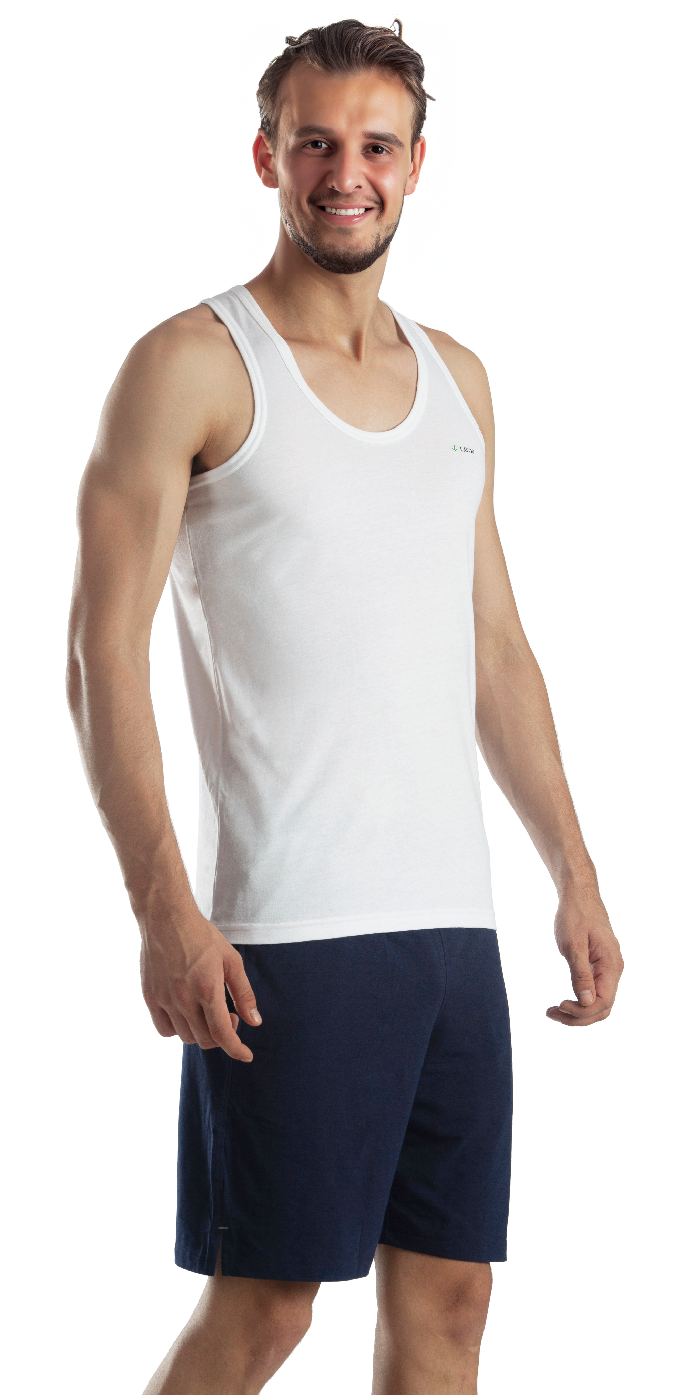 Men's Tank Undershirts - Pack of 2 (White)