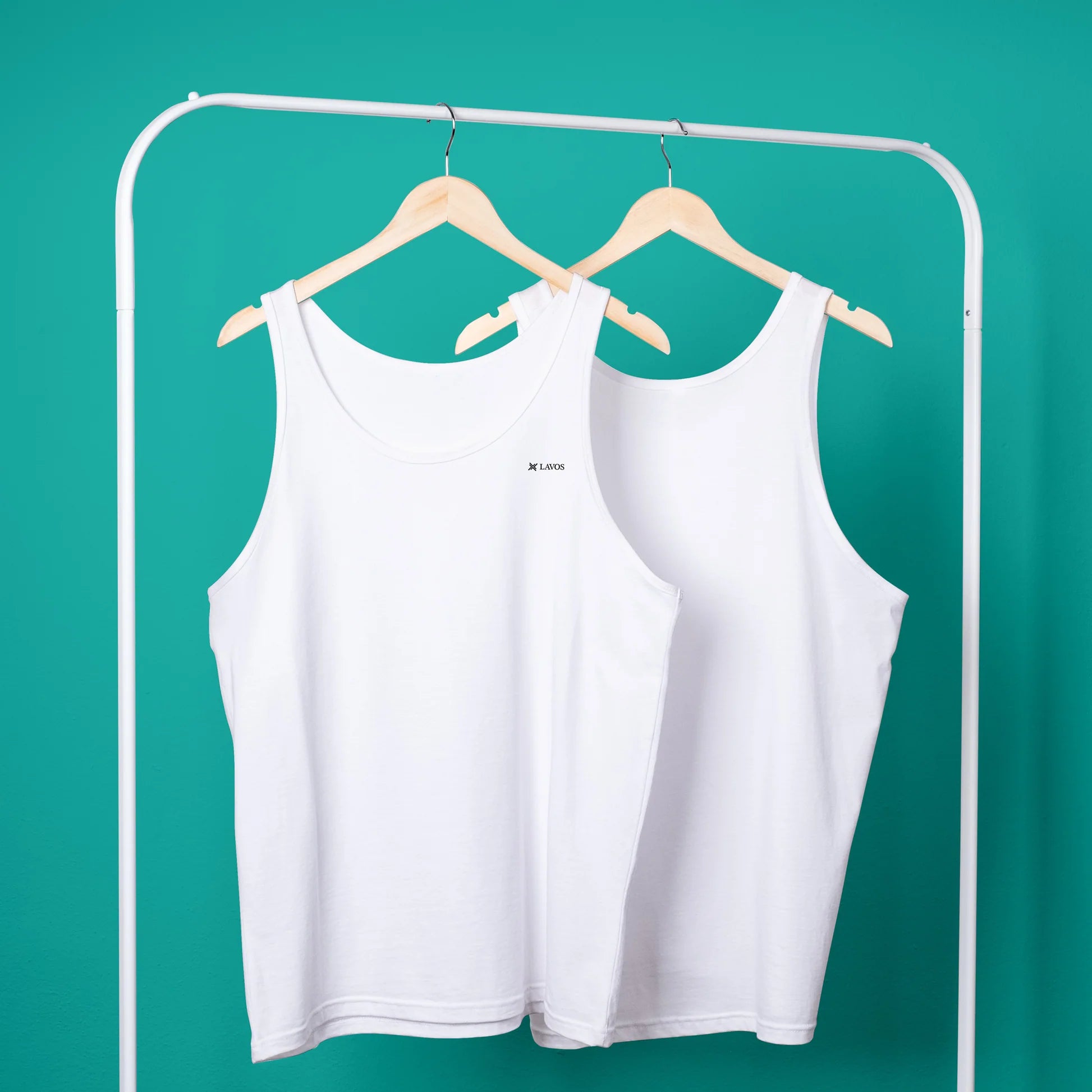 Men's Tank Undershirts - Pack of 2 (White)