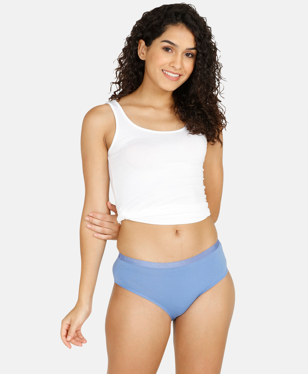 Hipster Outer Elastic Solid Panty - Pack of 3