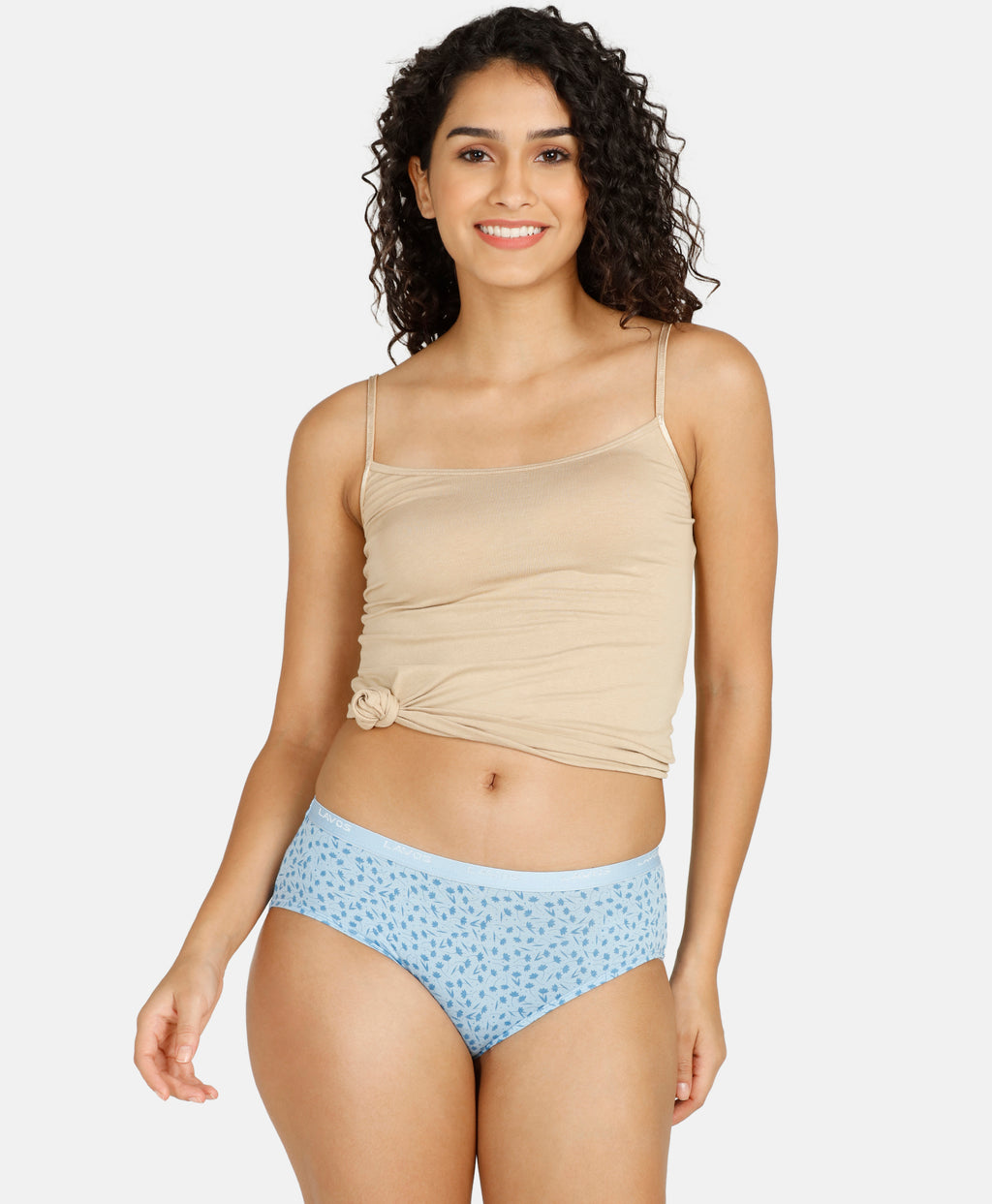 Hipster Outer Elastic Printed Panty - Pack of 3