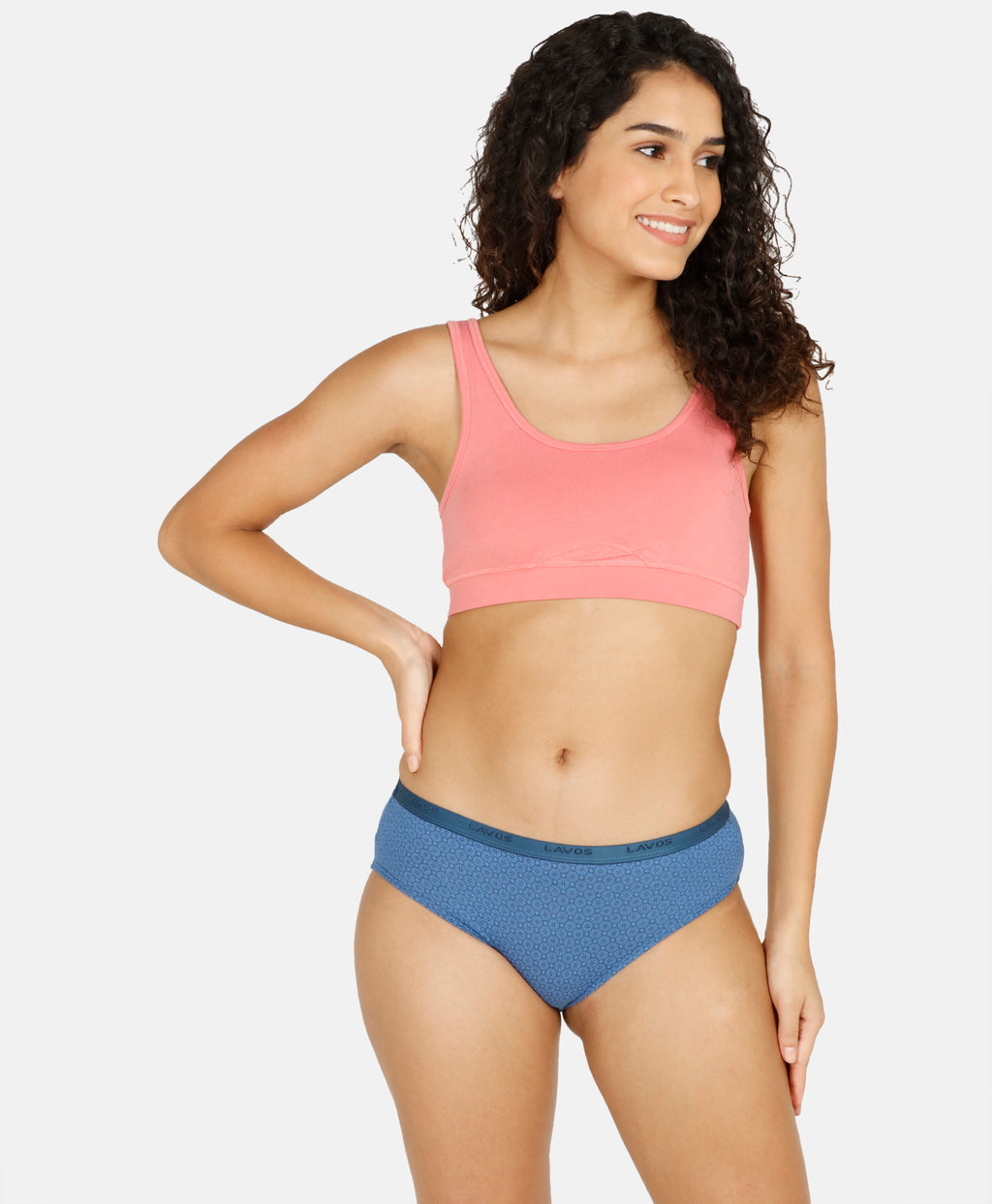 Hipster Outer Elastic Printed Panty - Pack of 3