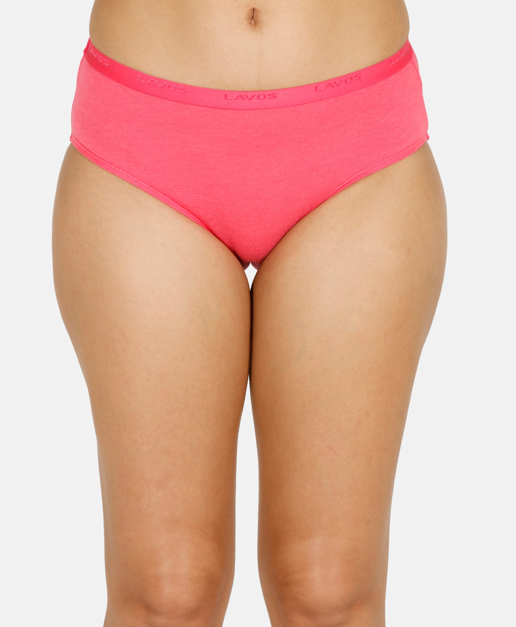 Hipster Outer Elastic Solid Panty - Pack of 3