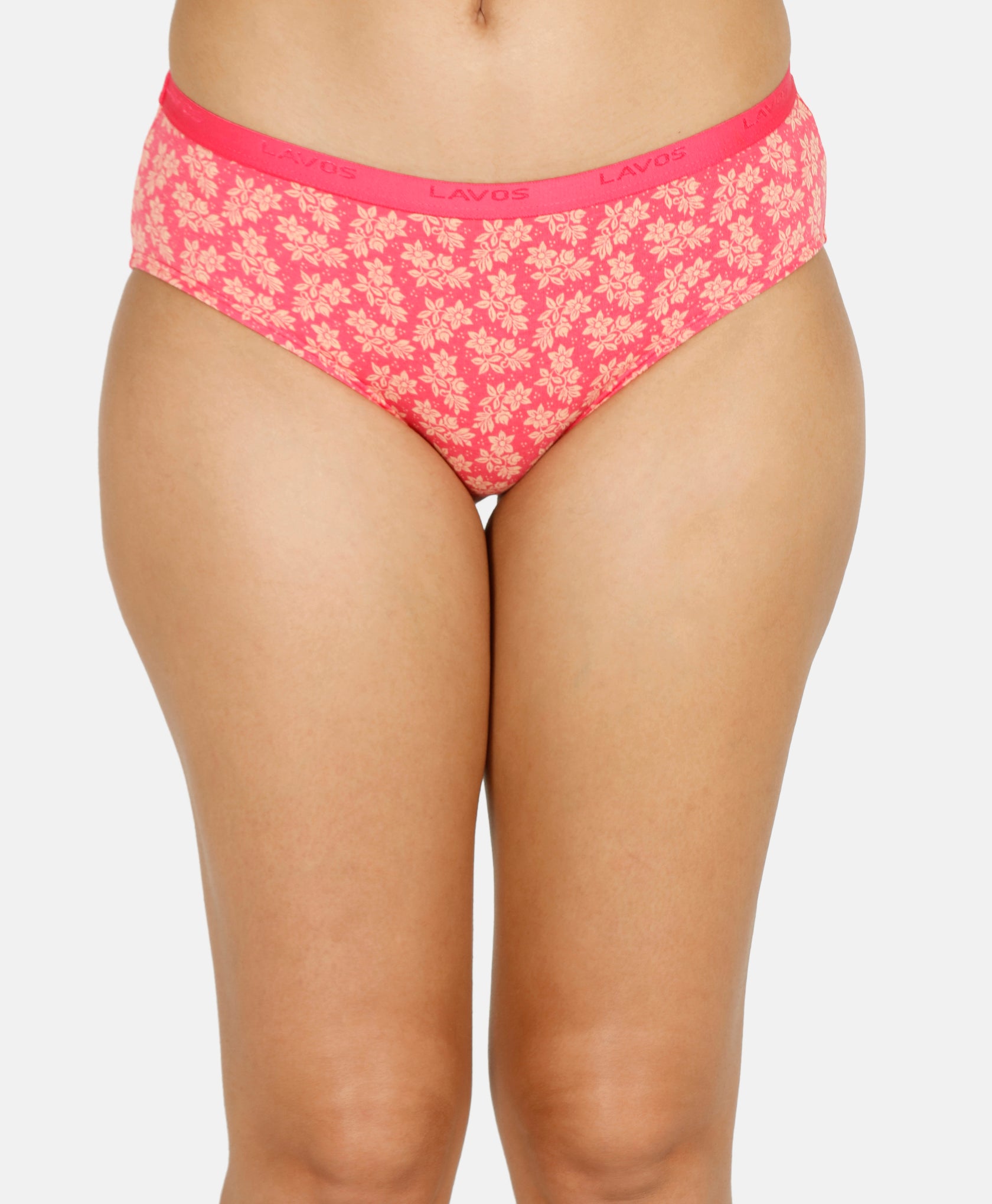 Hipster Outer Elastic Printed Panty - Pack of 3