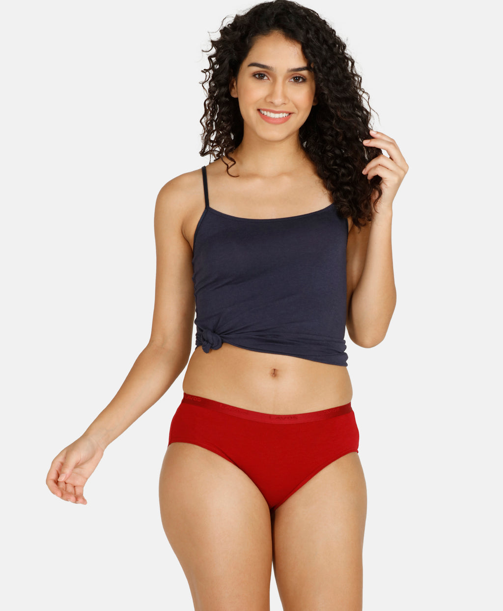 Hipster Outer Elastic Solid Panty - Pack of 3