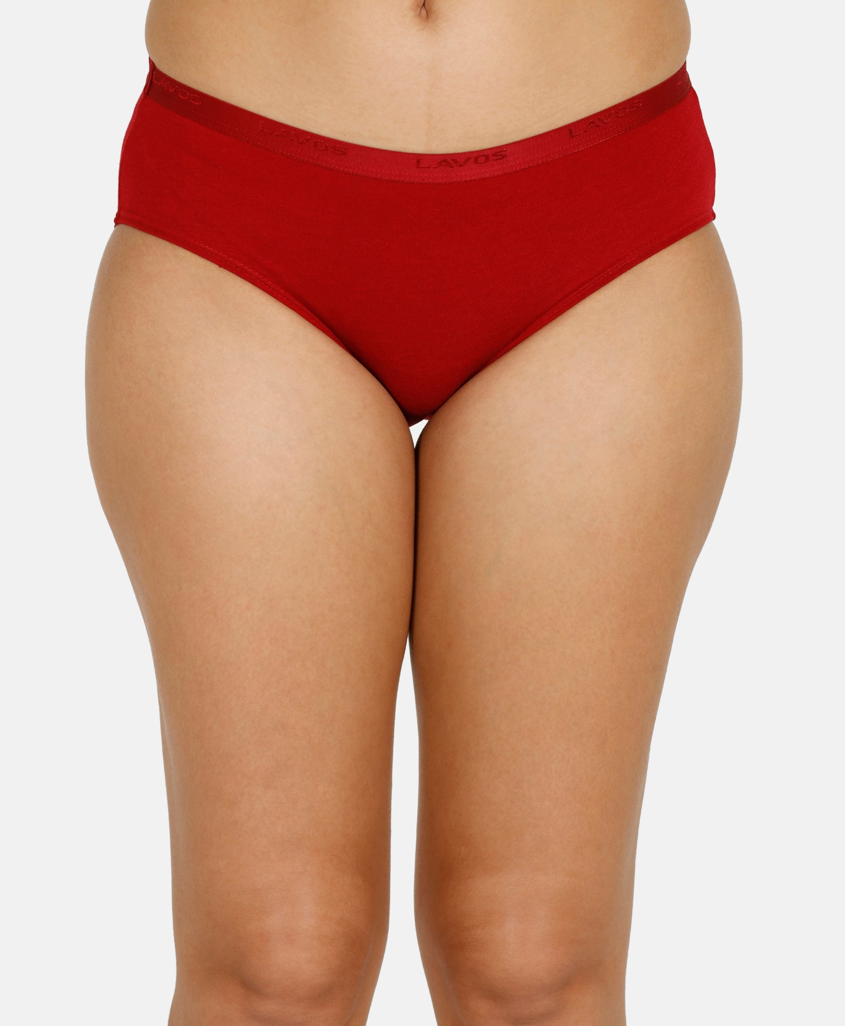 Hipster Outer Elastic Solid Panty - Pack of 3