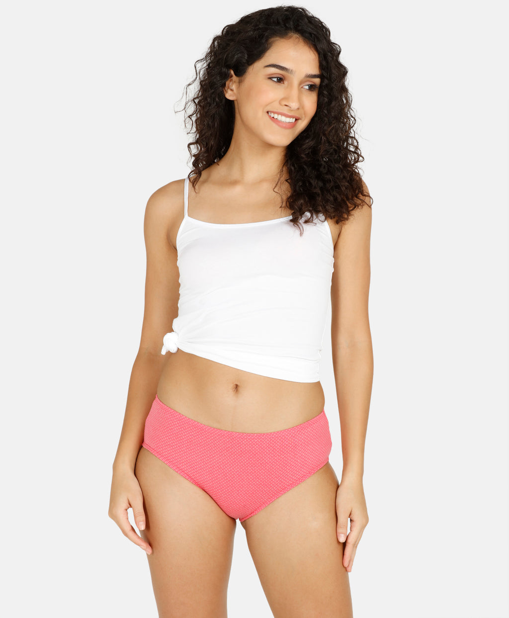 Hipster Inner Elastic Printed Panty - Pack of 5